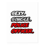 Sexy. Single. Police Officer. Post Cards