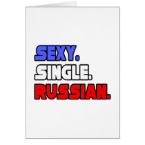 Sexy Single Russian cards