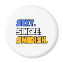 Sexy Single Swedish magnets