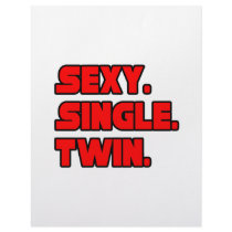 Sexy Single Twin letterhead by Shirts_For_Twins Sexy Single Twin letterhead