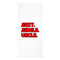 Sexy Single Uncle rack cards