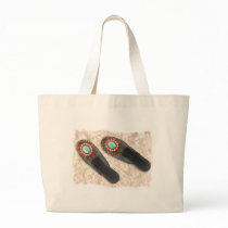 Sexy slippers on shag bags by ElainePlesser Sexy slippers on shag bags