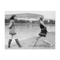 Sexy Tug-of-War, 1920s Postcards