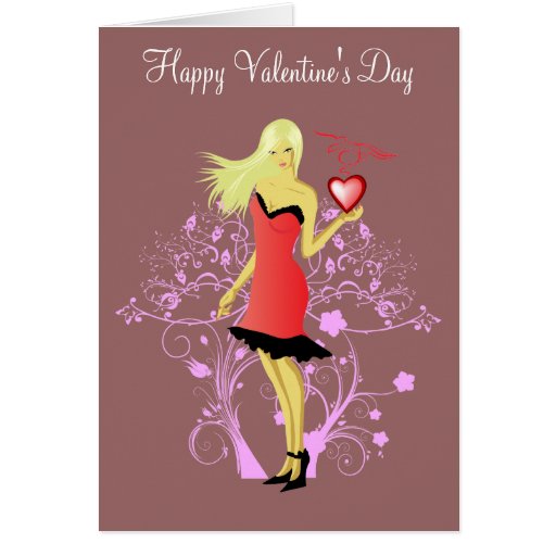Sexy Valentine Happy Valentines Day Card Zazzle 