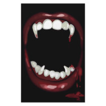 Sexy Vampire Fangs Stationery