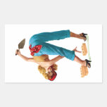 Sexy Vintage Construction Pinup Sticker