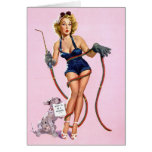 Sexy Vintage Welding Pin Up Woman Cards