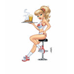 Sexy Waitress Ladies Tank Top by Al Rio