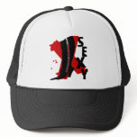 Sexy With Sexy Lace Up Boot, Big X Background hats