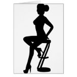 Sexy Woman Greeting Card