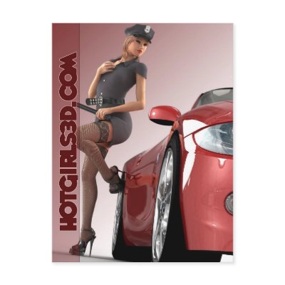Sexy Women - Hot Girls Postcard by hotgirls3d_dotcom