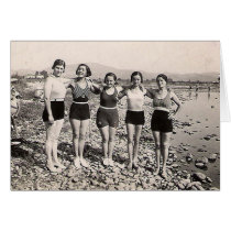 Sexy Women in Bathing Suits (4) Card
