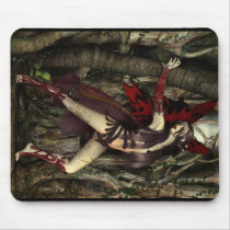 Sexy wood fairy mousemat, mousepad, fantasy