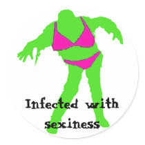 Sexy Zombie Stickers