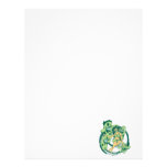 sexy zombie with posse funny vector cartoon art letterhead