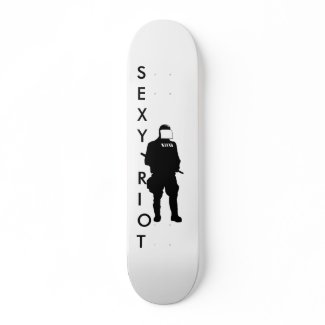 sexycop1224, SEXYRIOT zazzle_skateboard