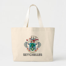 Seychelles Coat of Arms Canvas Bag