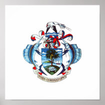 Seychelles Coat of Arms Print
