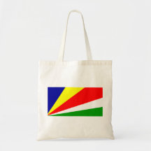 Seychelles Flag Canvas Bags