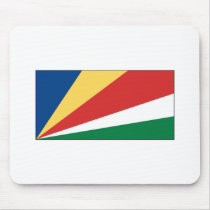 Seychelles FLAG International mousepads by flagshirt Seychelles FLAG International mousepads