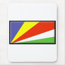 Seychelles Flag mousepads by jacinto888 Seychelles Flag mousepads