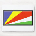 Seychelles Flag mousepads