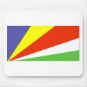 Seychelles Flag Mousepad