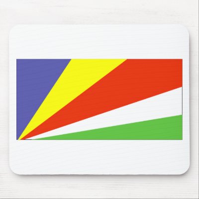 Seychelles Flag Mousepad by jacinto888
