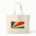 Seychelles Flag Tote Bag