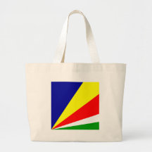 Seychelles High quality Flag Tote Bags