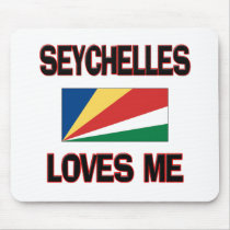 Seychelles Loves Me mousepads by flagshirt Seychelles Loves Me mousepads