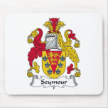 Seymour Family Crest mousepads