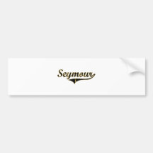Seymour Missouri Classic Design Bumper Sticker