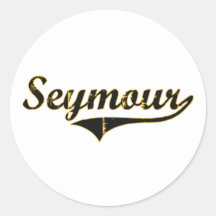 Seymour Missouri Classic Design Round Sticker
