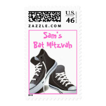 SF Bat Mitzvah Dark Grey Stamps
