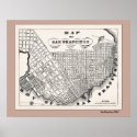SF Map from 1854 posters