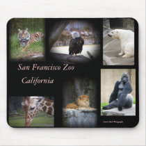 SF Zoo collage mousepad