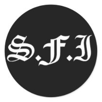 SFI Black Sticker