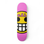 SFI Smiley Deck Custom Skate Board