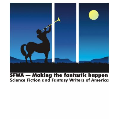 SFWA -- making the fantastic happen t-shirt by maryrobinettekowal