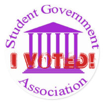 SGA, I Voted! stickers by Shamaila815 SGA, I Voted! stickers