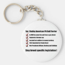 Sgt. Stubby -1 Key Chain