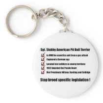 Sgt. Stubby -1 Key Chain