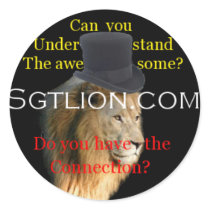 SgtLion.com Sticker