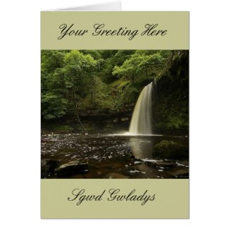 Sgwd Gwladys Waterfall 2 card