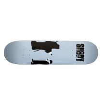SH8DY AND GRIM CUSTOM SKATEBOARD