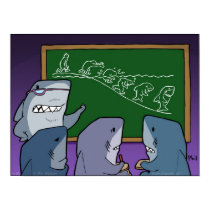 Shaaark! evolution poster posters
