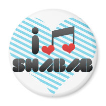 Shabab fan refrigerator magnets