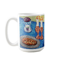 "Shabbat Shalom" mugs