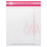 Shabby Chic Chandelier Letterhead